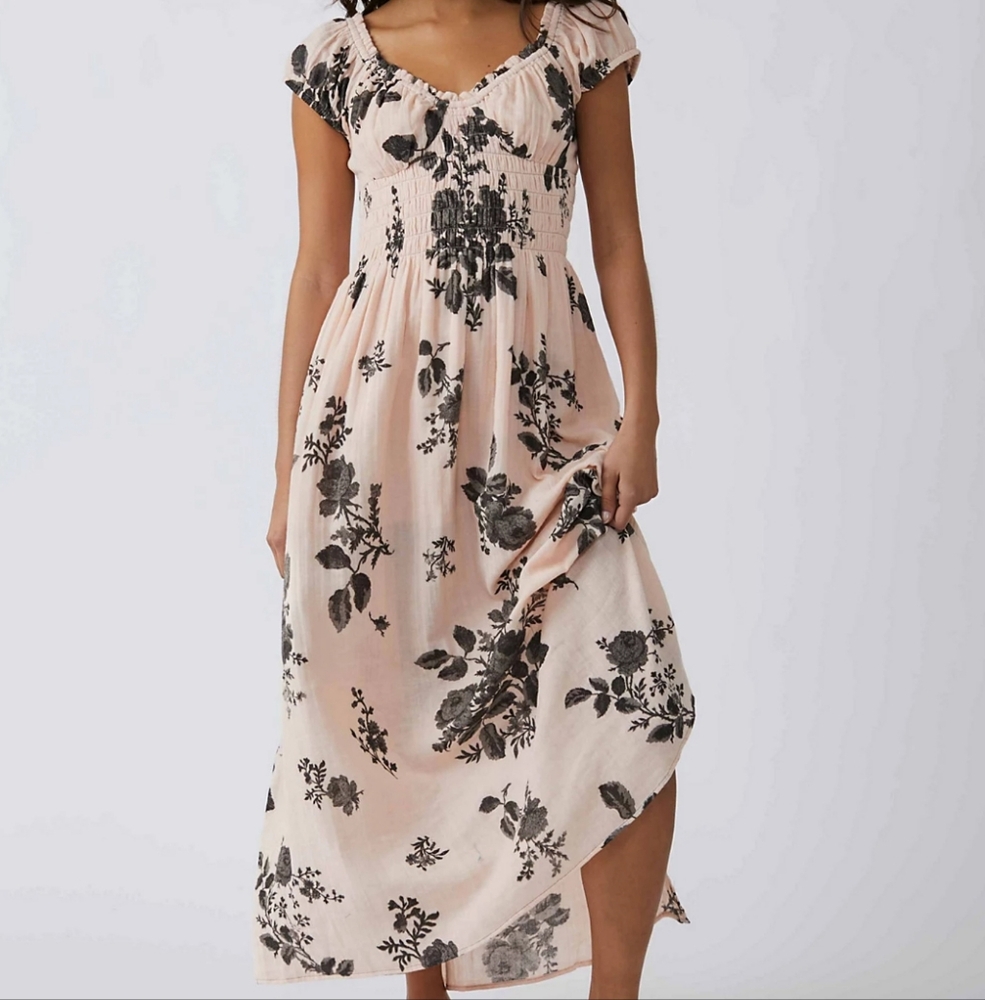 NWT Free People Forget Me Not Maxi Dress